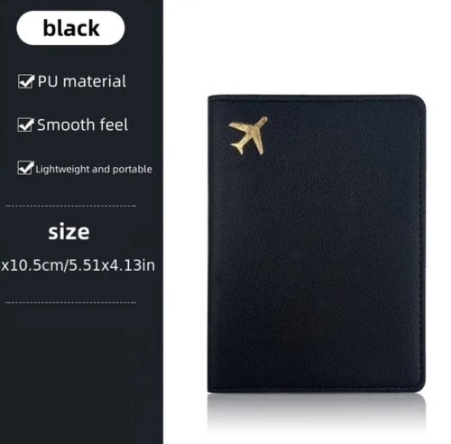 Faux Leather Passport Cover